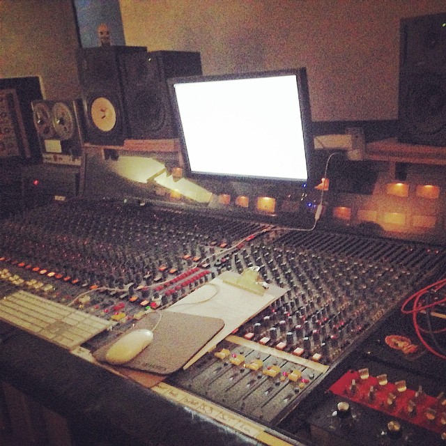 Recording studio console