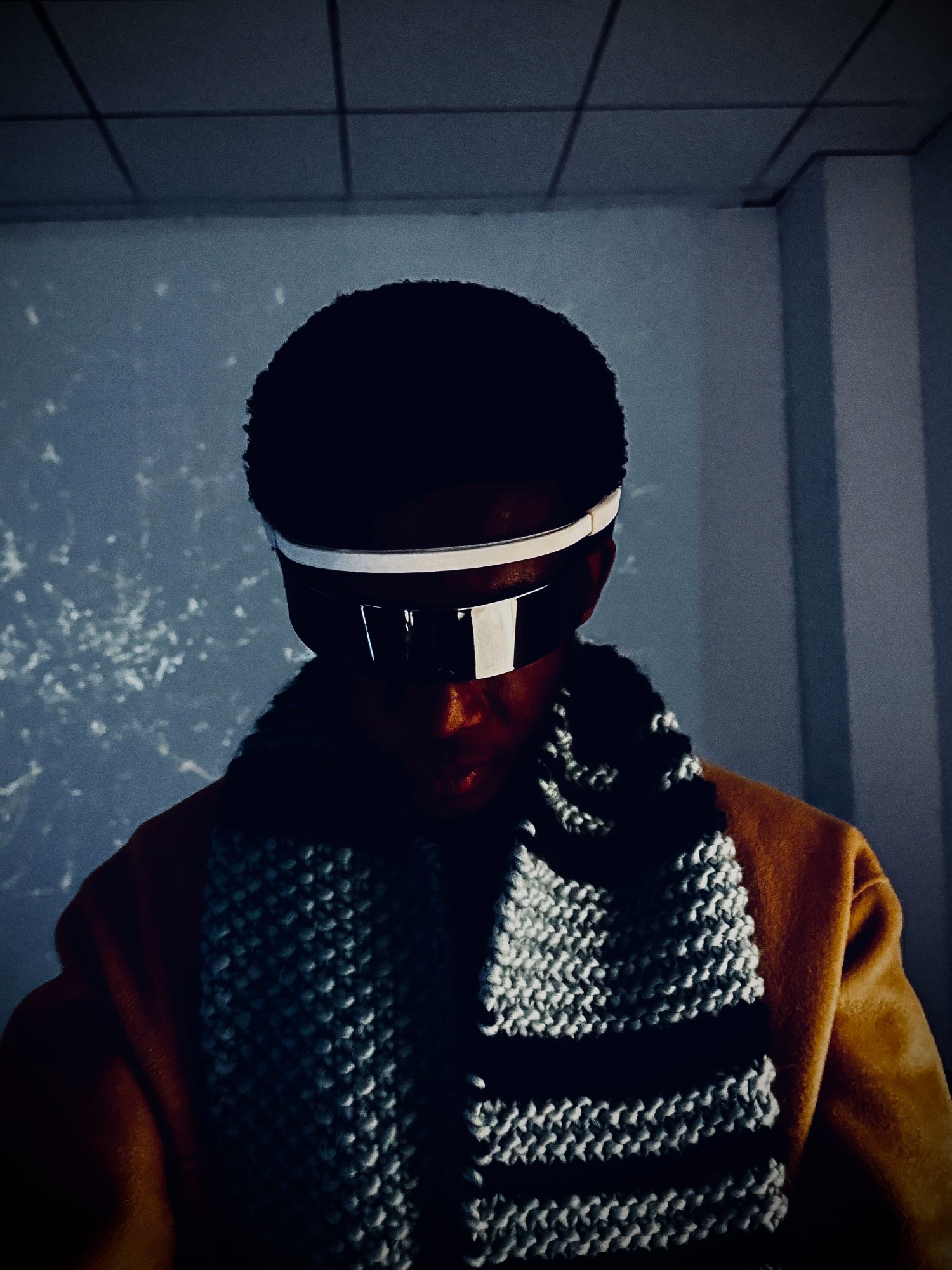 Brain headset portrait